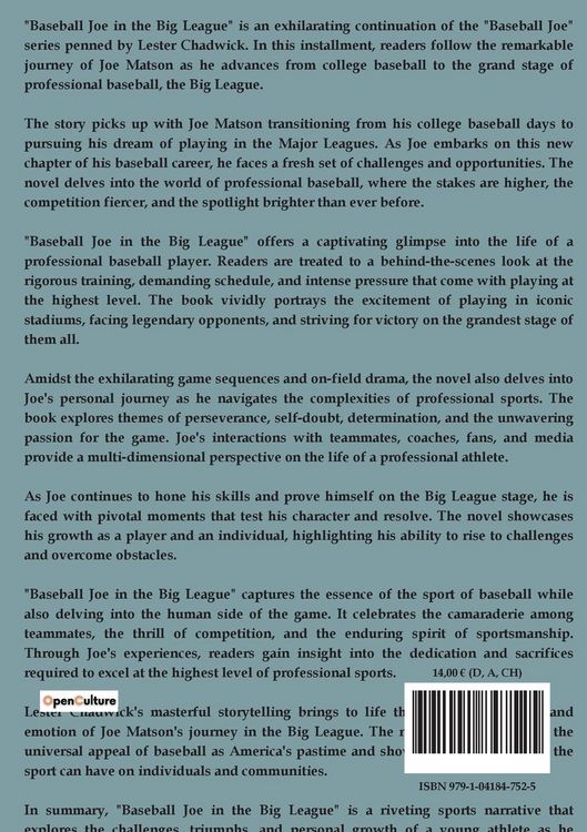 Produktbild: Baseball Joe in the Big League