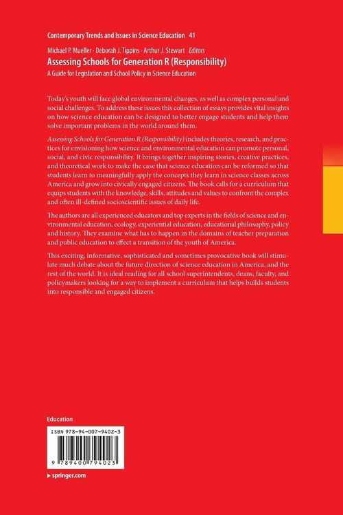 Produktbild: Assessing Schools for Generation R (Responsibility)