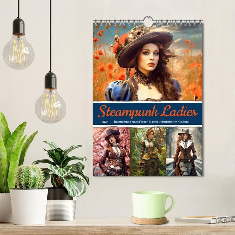 Produktbild: Steampunk Ladies (Wandkalender 2026 DIN A4 hoch), CALVENDO Monatskalender