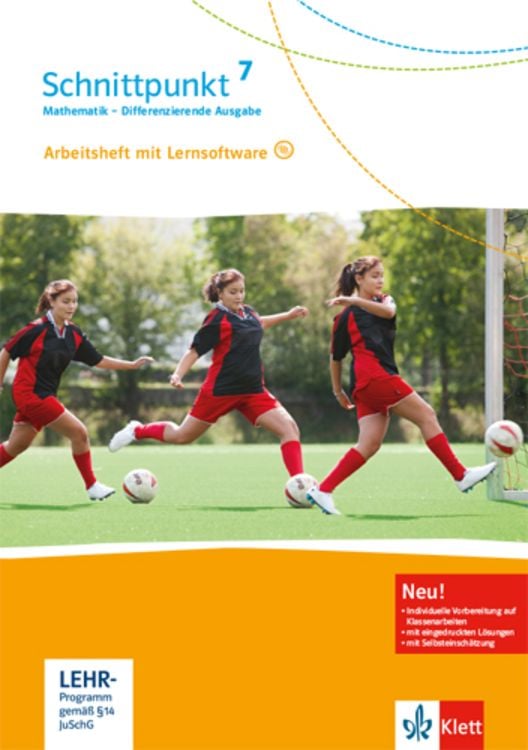 Produktbild: Schnittpunkt Mathematik 7. Differenzierende Ausgabe. Arbeitsheft mit Lösungsheft und Lernsoftware Klasse 7