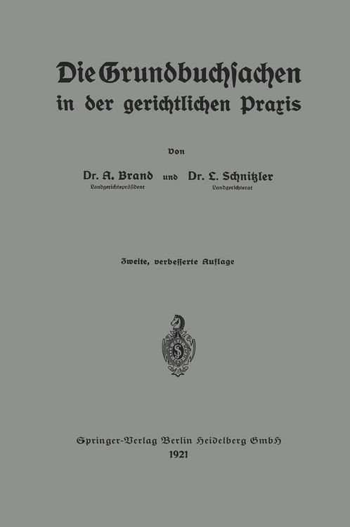 Produktbild: Die Grundbuchsachen in der gerichtlichen Praxis