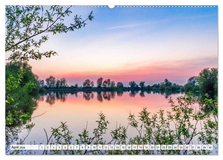 Produktbild: Unser Altm&uuml;hlsee (hochwertiger Premium Wandkalender 2026 DIN A2 quer), Kunstdruck in Hochglanz