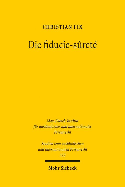 Produktbild: Die fiducie-s&ucirc;ret&eacute;