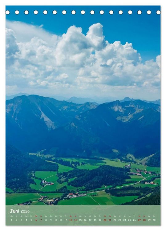 Produktbild: Voralpen (Tischkalender 2026 DIN A5 hoch), CALVENDO Monatskalender