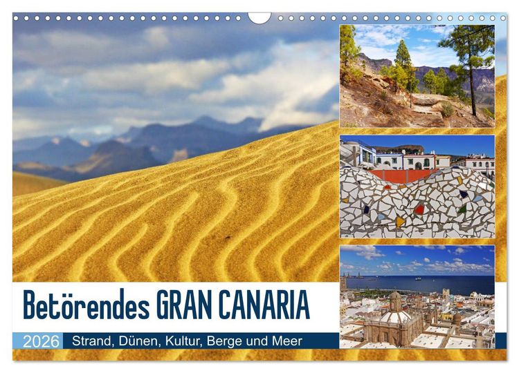 Produktbild: Bet&ouml;rendes Gran Canaria (Wandkalender 2026 DIN A3 quer), CALVENDO Monatskalender
