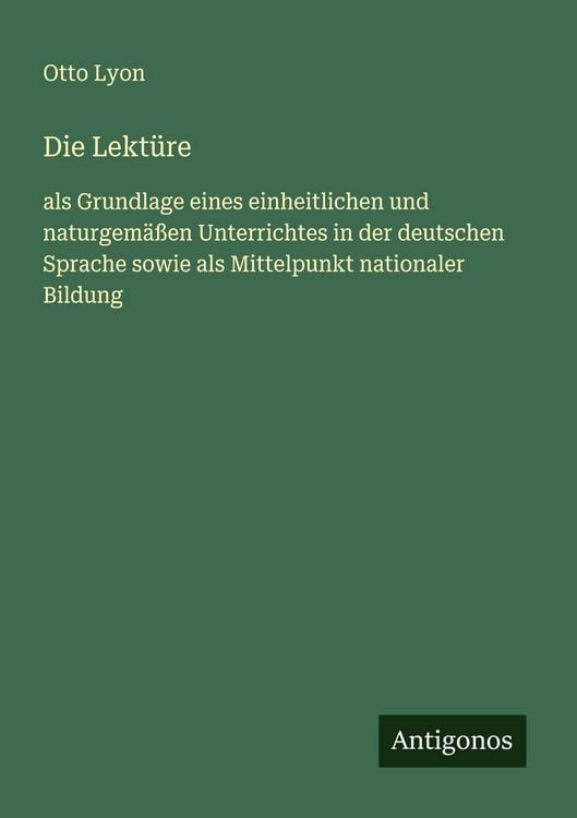 Produktbild: Die Lekt&uuml;re