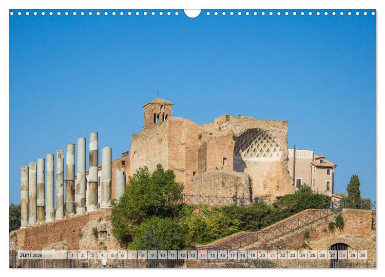 Produktbild: Altes Rom - Impressionen (Wandkalender 2026 DIN A3 quer), CALVENDO Monatskalender