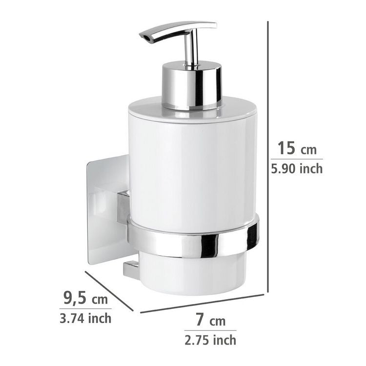 Produktbild: Turbo-Loc&reg; Seifenspender Quadro, Befestigen ohne bohren