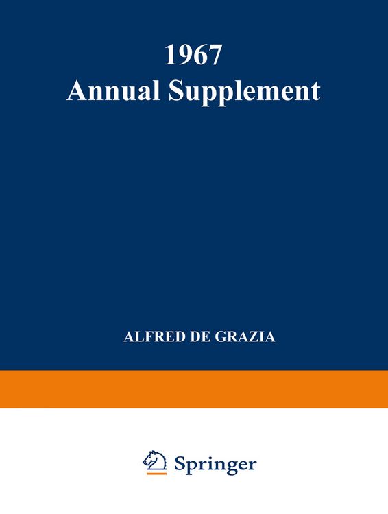 Produktbild: 1967 Annual Supplement