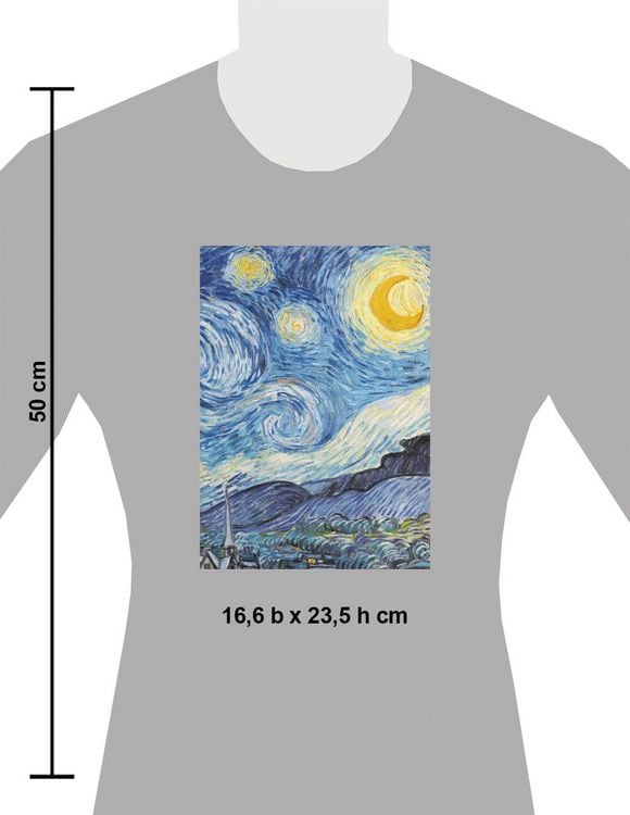 Produktbild: Notizbuch Echtleinen Van Gogh Die Sternennacht