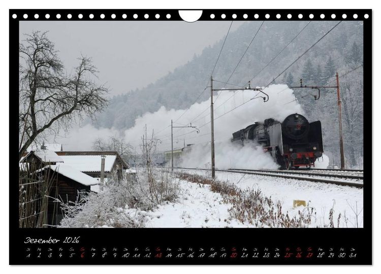 Produktbild: Mit Volldampf durch Mitteleuropa (Wandkalender 2026 DIN A4 quer), CALVENDO Monatskalender