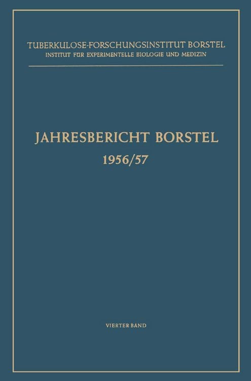 Produktbild: Jahresbericht Borstel