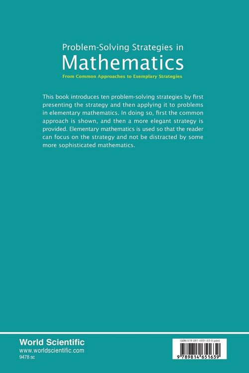 Produktbild: Problem-Solving Strategies in Mathematics