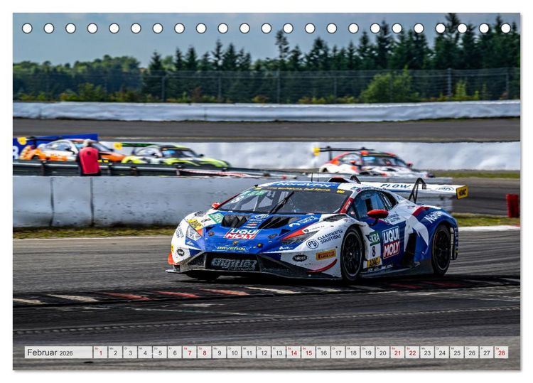 Produktbild: Wilde Stiere am N&uuml;rburgring (Tischkalender 2026 DIN A5 quer), CALVENDO Monatskalender