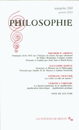 Produktbild: Philosophie: No 160