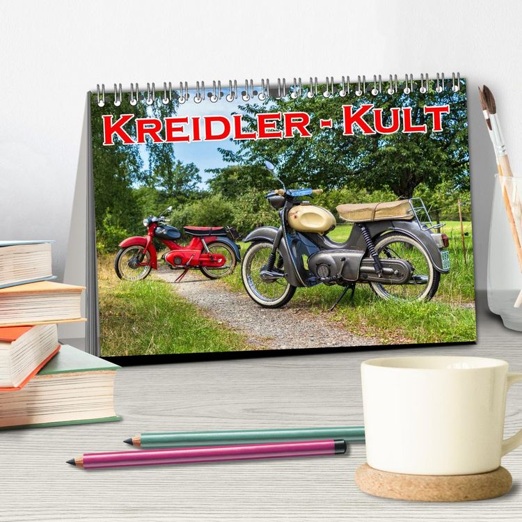 Produktbild: Kreidler-Kult (Tischkalender 2027 DIN A5 quer), CALVENDO Monatskalender