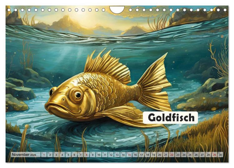 Produktbild: Wortw&ouml;rtlich - Tierische Spr&uuml;che (Wandkalender 2026 DIN A4 quer), CALVENDO Monatskalender