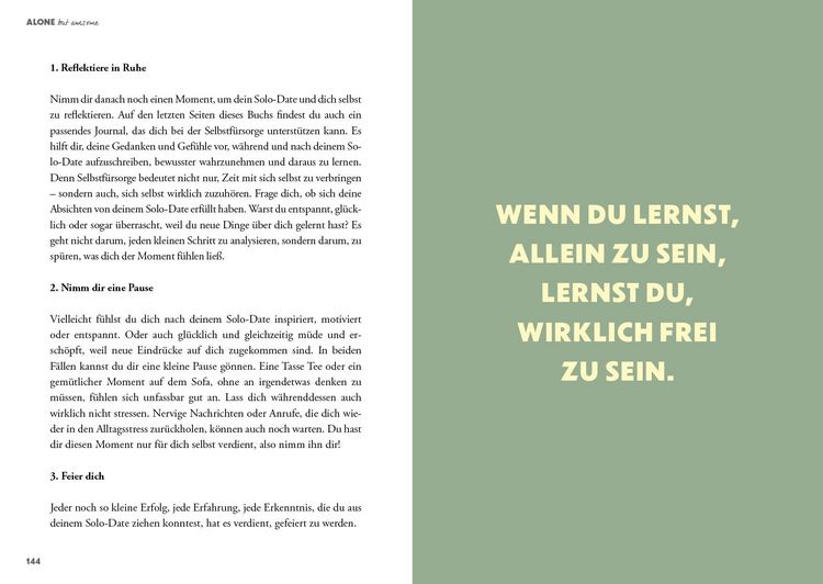 Produktbild: Alone but awesome &ndash; die Magie von Solo-Dates