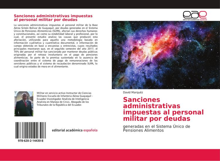 Produktbild: Sanciones administrativas impuestas al personal militar por deudas