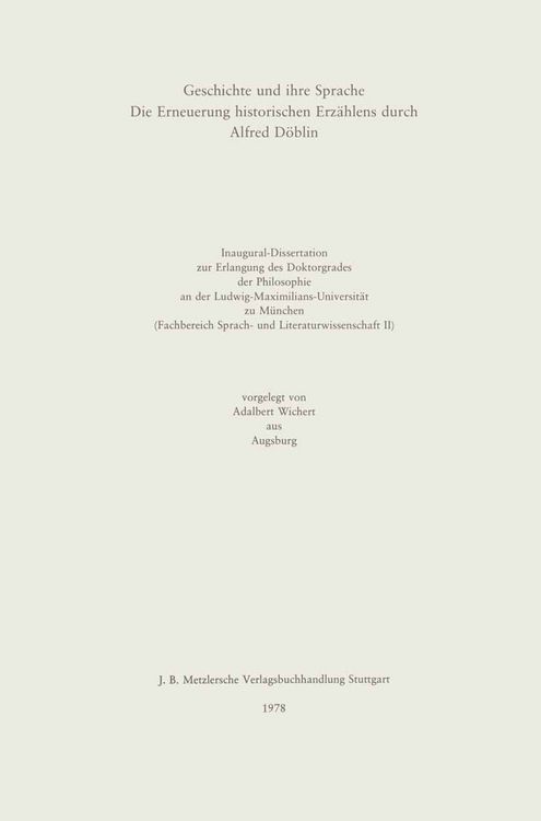 Produktbild: Geschichte und ihre Sprache