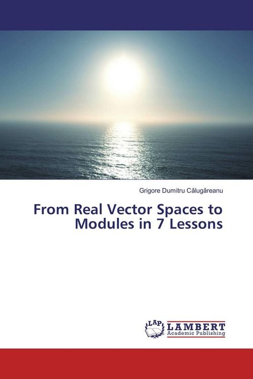 Produktbild: From Real Vector Spaces to Modules in 7 Lessons