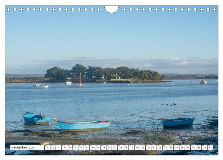 Produktbild: Morbihan, Sud Bretagne (Calendrier mural 2026 DIN A4 vertical), CALVENDO calendrier mensuel