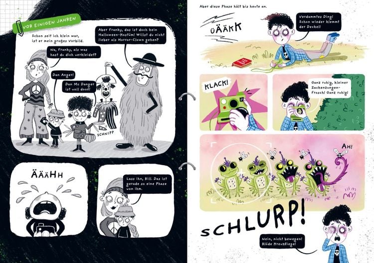 Produktbild: Franky 1: Meine schräge Zombie-Familie, Schrumpfdrachen und andere Katastrophen