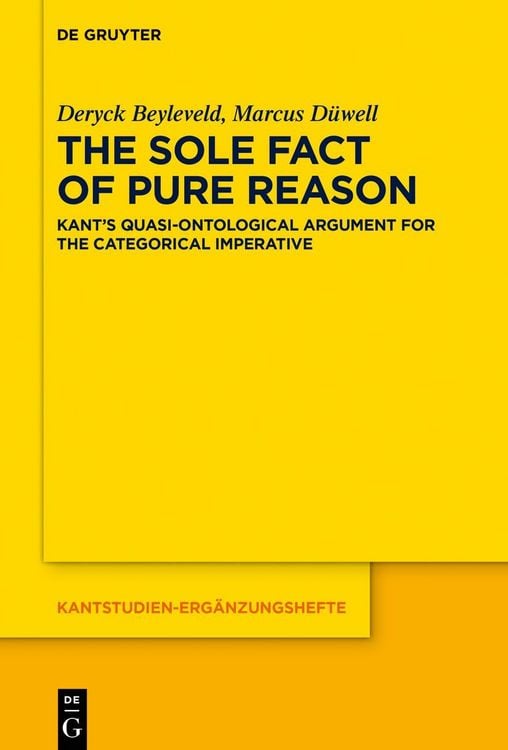 Produktbild: The Sole Fact of Pure Reason