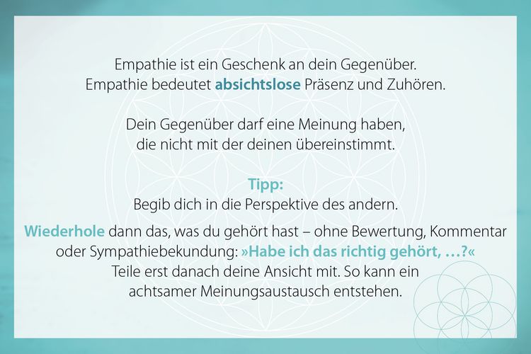 Produktbild: Wertschätzend kommunizieren – achtsam miteinander umgehen - Einfühlsamkeit als Schlüssel zu Glück und Erfolg