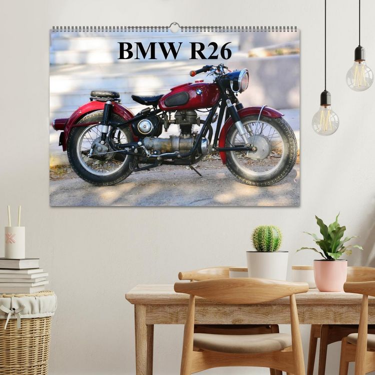 Produktbild: BMW R26 (Wandkalender 2025 DIN A2 quer), CALVENDO Monatskalender