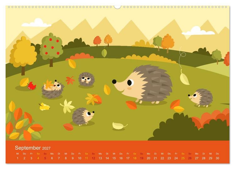 Produktbild: S&uuml;&szlig;e Tierkinder (hochwertiger Premium Wandkalender 2027 DIN A2 quer), Kunstdruck in Hochglanz
