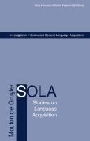 Produktbild: Investigations in Instructed Second Language Acquisition