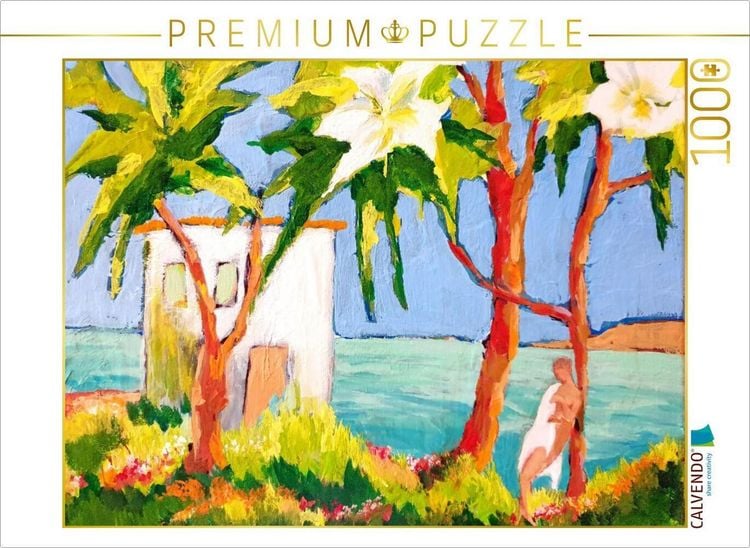 Produktbild: CALVENDO Puzzle Vertraute Ruhe an der &Auml;g&auml;is | 1000 Teile Lege-Gr&ouml;&szlig;e 64x48cm Foto-Puzzle f&uuml;r gl&uuml;ckliche Stunden