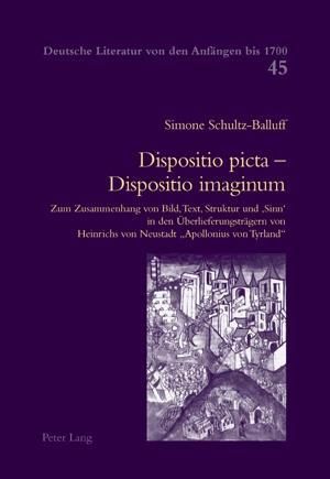 Produktbild: Schultz-Balluff, S: Dispositio picta - Dispositio imaginum