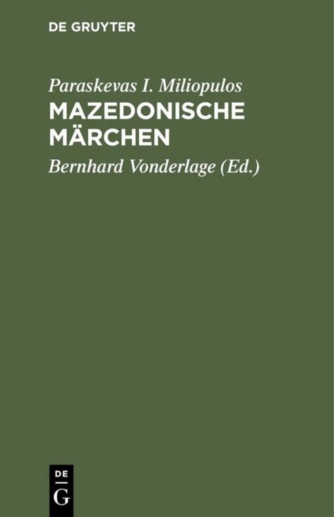 Produktbild: Mazedonische M&auml;rchen