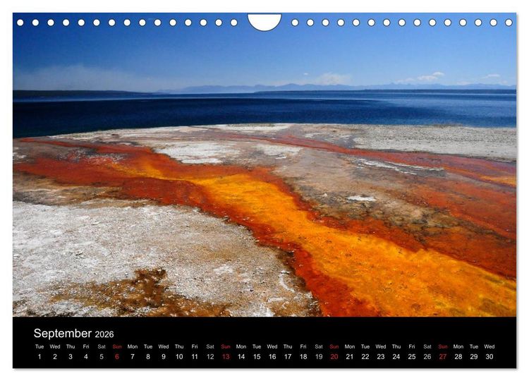 Produktbild: The Yellowstone National Park (Wall Calendar 2026 DIN A4 landscape), CALVENDO 12 Month Wall Calendar
