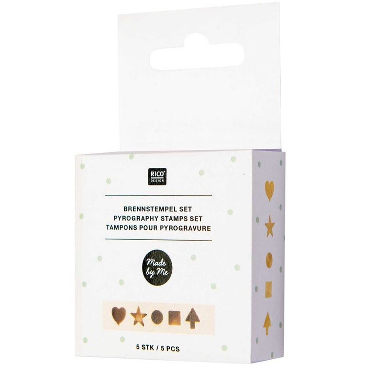Produktbild: Brennstempel Set, 5-teilig