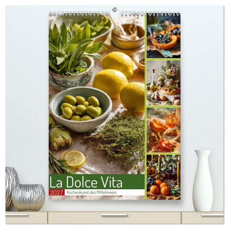 Produktbild: La Dolce Vita (hochwertiger Premium Wandkalender 2027 DIN A2 hoch), Kunstdruck in Hochglanz
