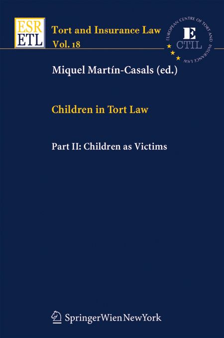 Produktbild: Children in Tort Law, Part II: Children as Victims