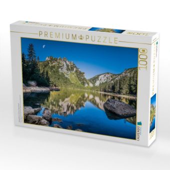 Produktbild: CALVENDO Puzzle Spiegelbild am Soinsee, Bayrischzell | 1000 Teile Lege-Gr&ouml;&szlig;e 64x48cm Foto-Puzzle f&uuml;r gl&uuml;ckliche Stunden