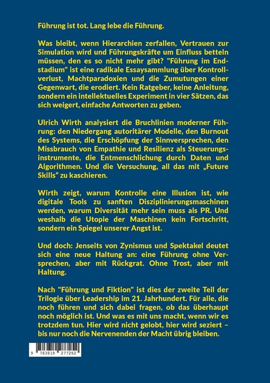 Produktbild: F&uuml;hrung im Endstadium