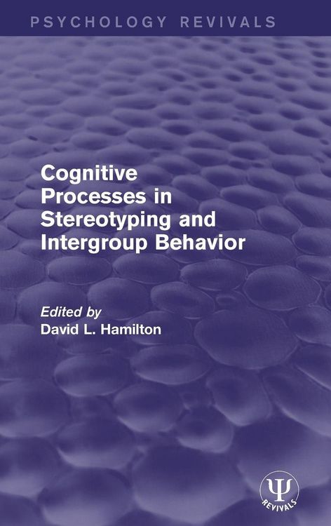 Produktbild: Cognitive Processes in Stereotyping and Intergroup Behavior