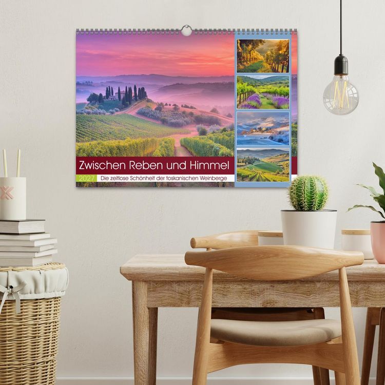 Produktbild: Zwischen Reben und Himmel (Wandkalender 2027 DIN A3 quer), CALVENDO Monatskalender