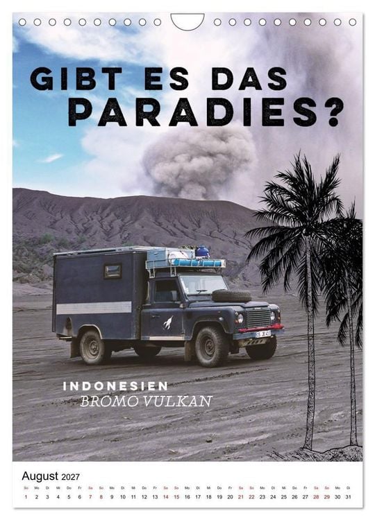Produktbild: INTO THE FAR und die gro&szlig;en Fragen des Reisens - A True Overland Story (Wandkalender 2027 DIN A4 hoch), CALVENDO Monatskalender