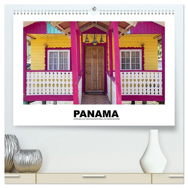 Produktbild: Panama - Streifz&uuml;ge durch atemberaubende K&uuml;sten-, Berg- und Stadtlandschaften (hochwertiger Premium Wandkalender 2026 DIN A2 quer), Kunstdruck in Hochglanz