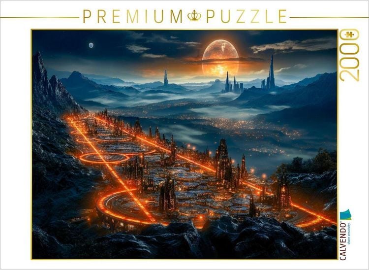 CALVENDO Puzzle Sonnenuntergang | 1000 Teile | Foto-Puzzle Premium | Lege-Größe 64x48 Cm | Für Erwachsene