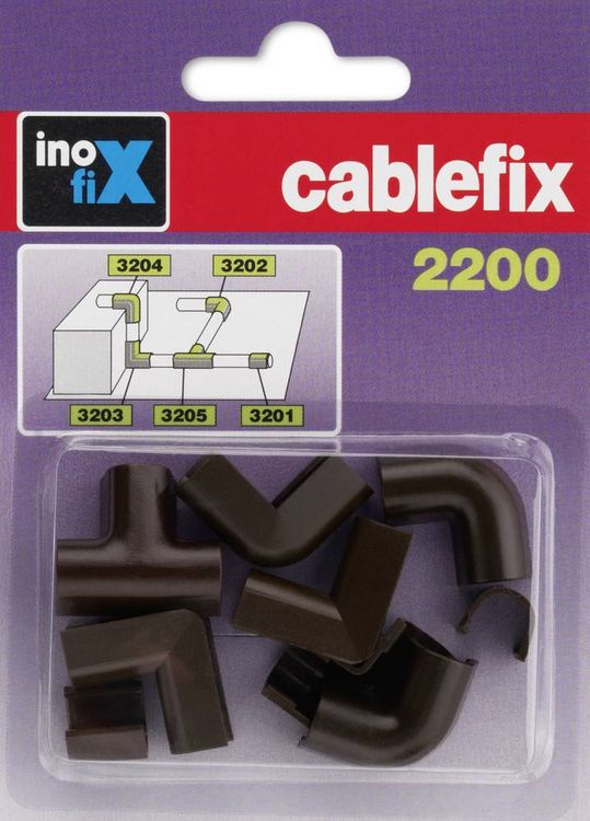 Produktbild: Cablefix 160704 Verbindungselement Verbindungsst&uuml;ck 1 Set Braun