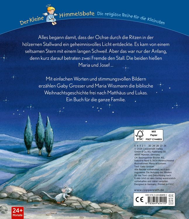Produktbild: Die Weihnachtsgeschichte erz&auml;hlt nach Matth&auml;us und Lukas