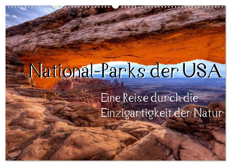 Produktbild: National-Parks der USA (Wandkalender 2026 DIN A2 quer), CALVENDO Monatskalender