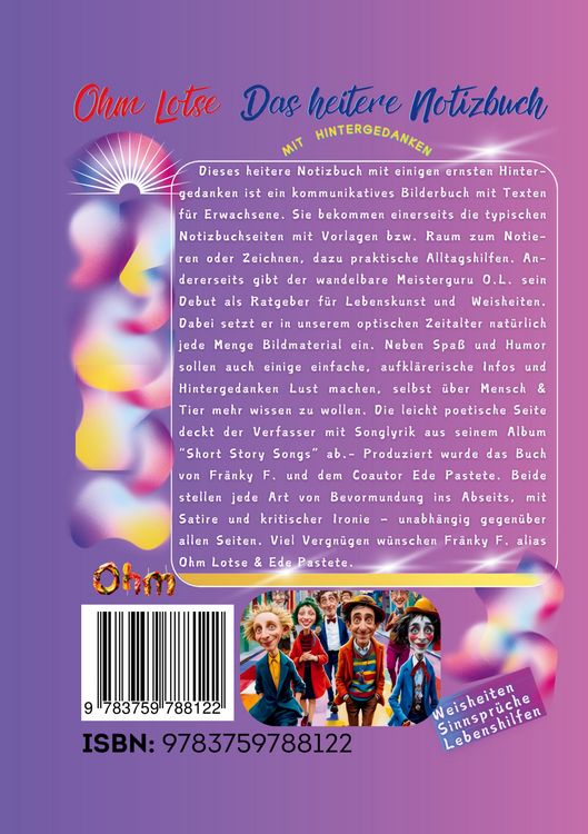 Produktbild: Das heitere Notizbuch